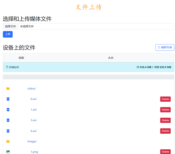 Page du Serveur Web